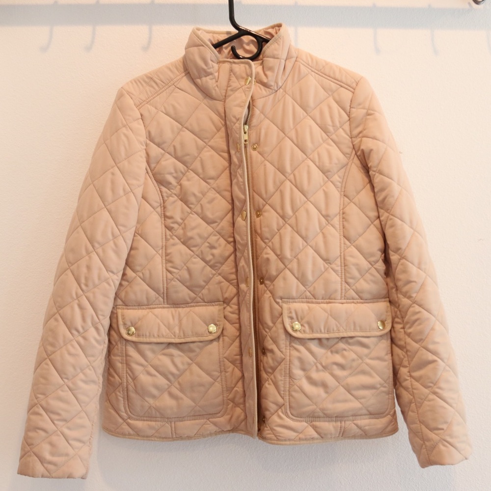 J Crew quilted jacket